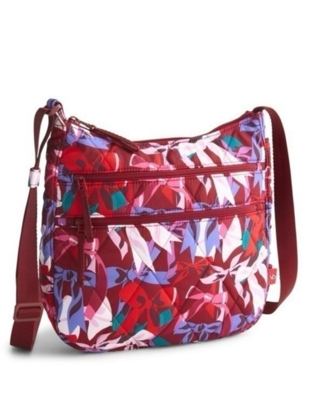 new Vera Bradley Trio Zip Hipster Bag in Bow Show Ultralight $115